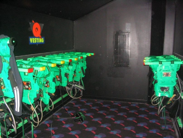  laser guns 